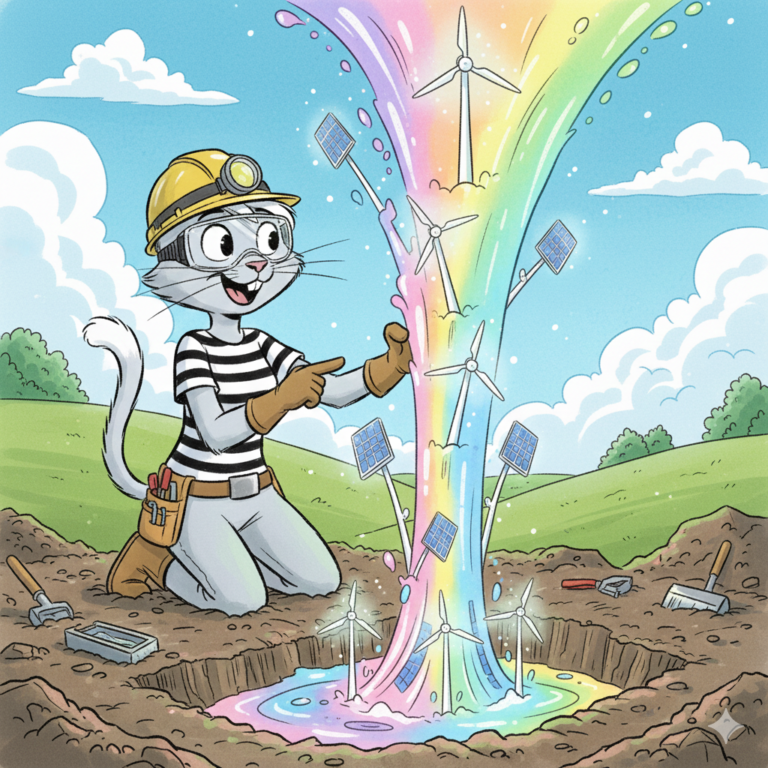 La chatte EKM trouve du pétrole vert !