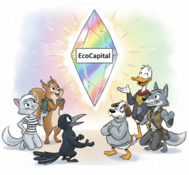 EcoCapital Team autour du cristal EcoCapital